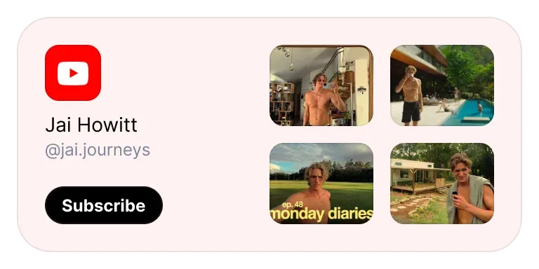 4x2 YouTube Widget